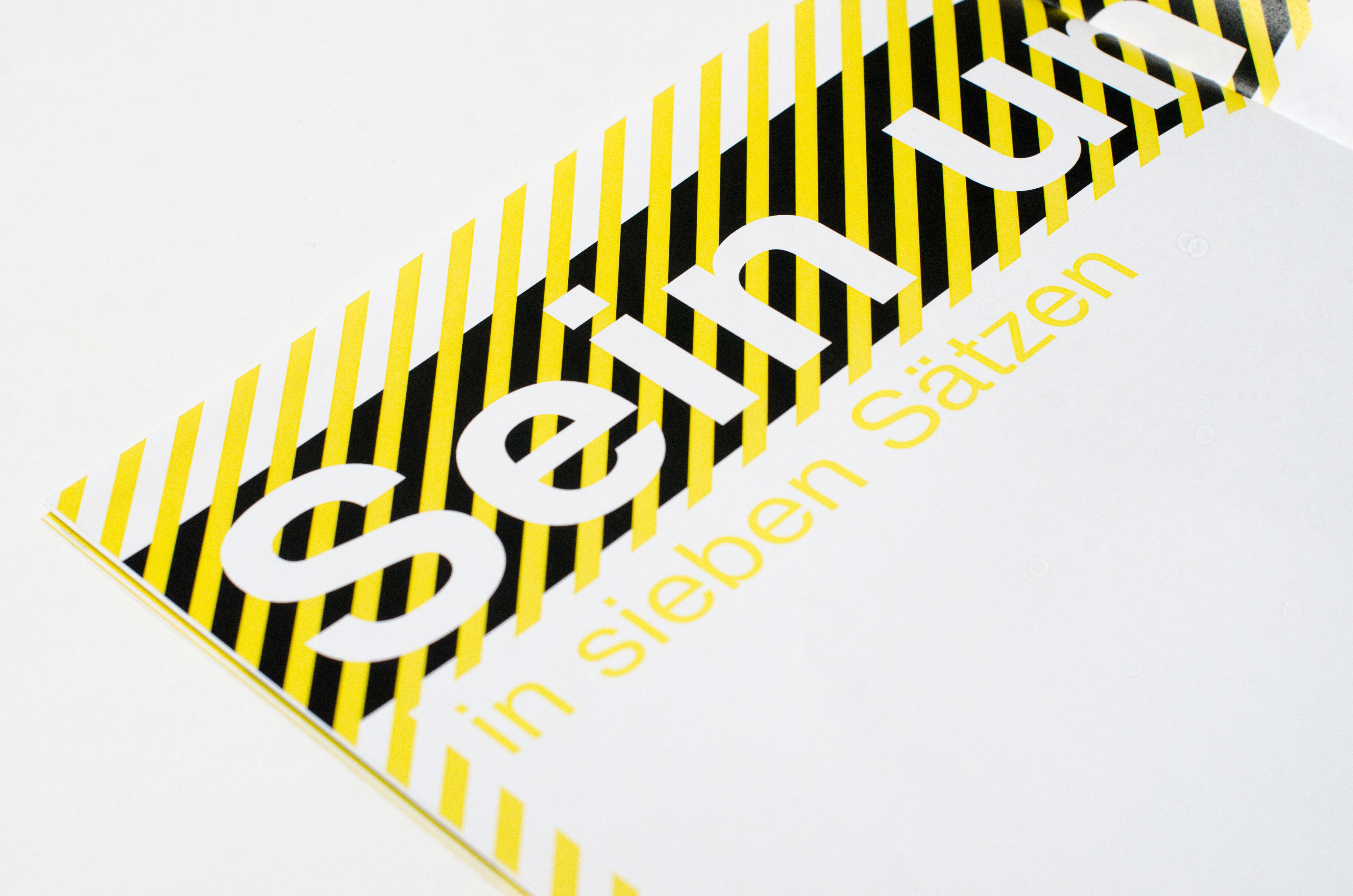 Magazin about Martin Heidegger, made by Dennis Fechner from Düsseldorf, Germany